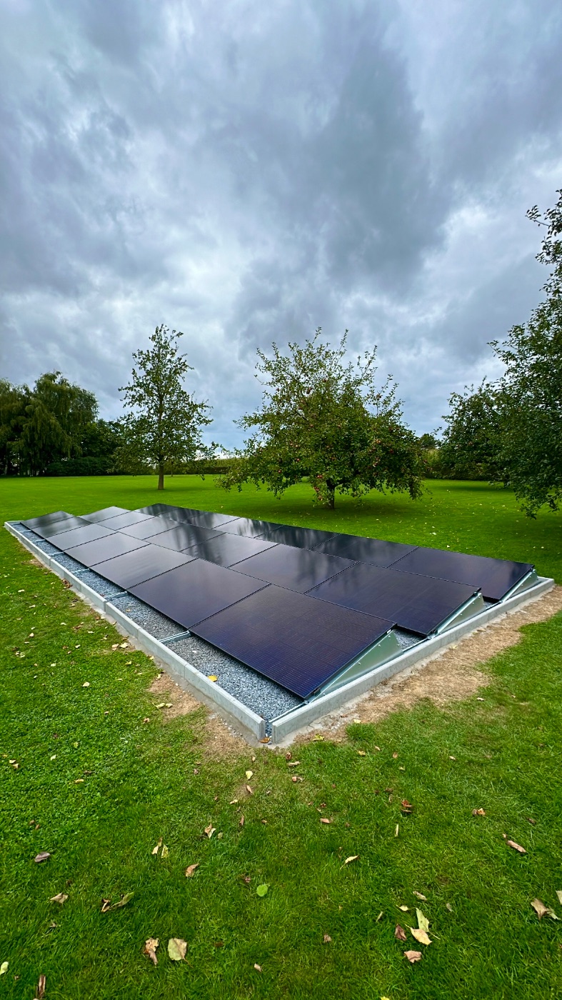 Installation photovoltaïque au sol par TGS Group